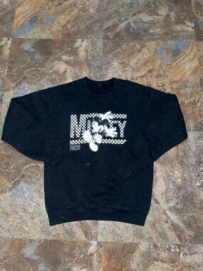 Disney Mickey Mouse 1928 Checkerboard Crewneck Sweatshirt